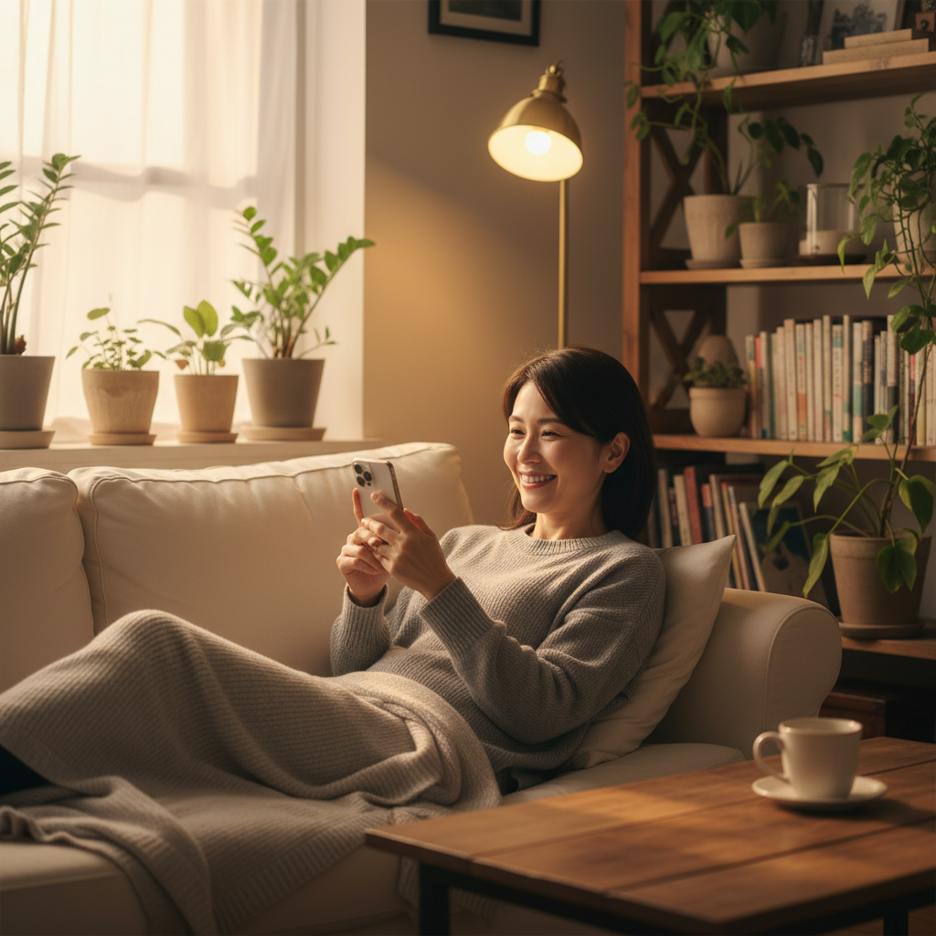 スマートフォンで仲間とつながる